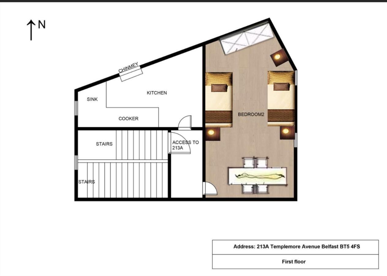 Entire Pinkapt - Free Parking - Up To 4 Guests - 3 Beds - Close To City Centre ベルファスト エクステリア 写真