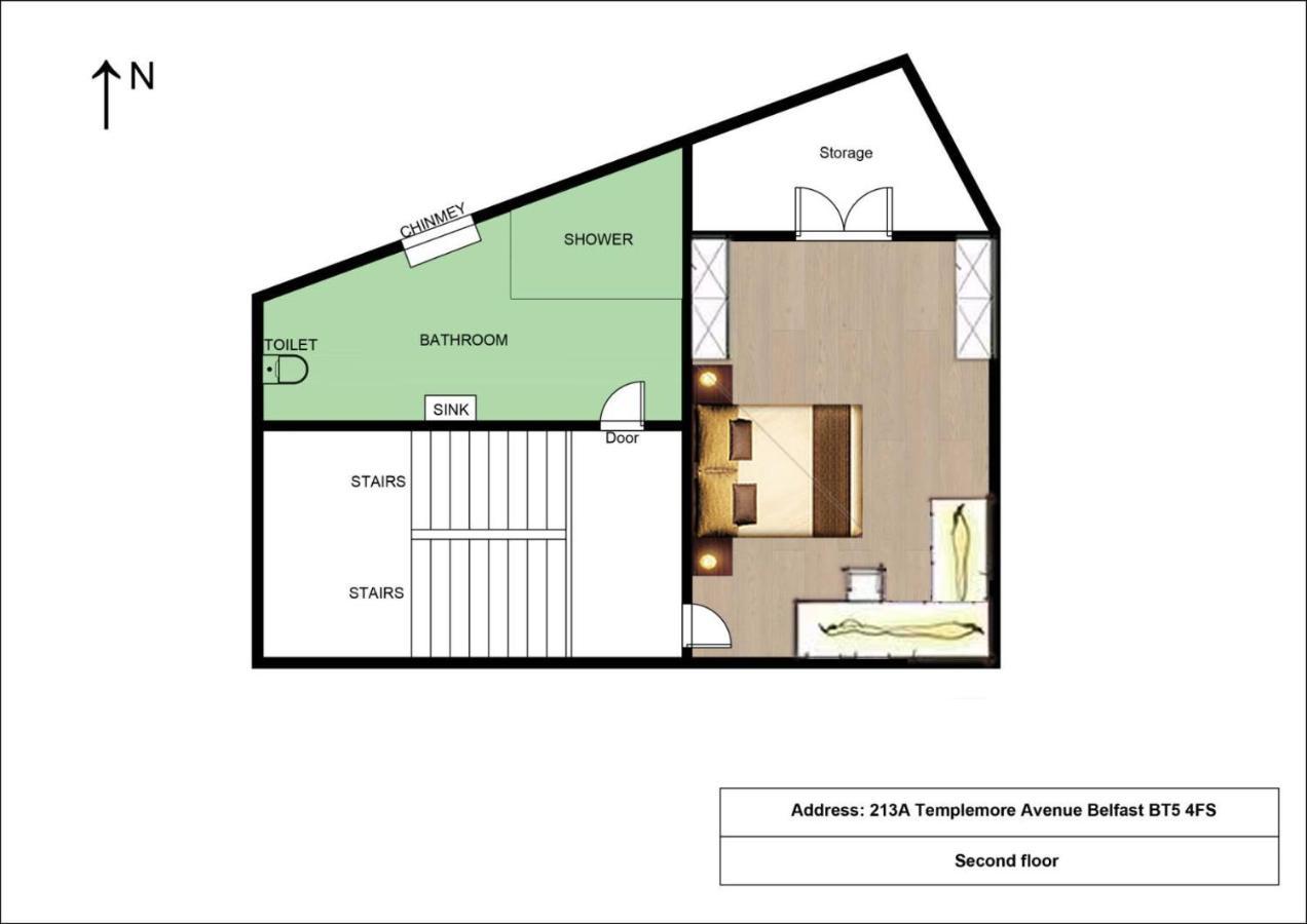 Entire Pinkapt - Free Parking - Up To 4 Guests - 3 Beds - Close To City Centre ベルファスト エクステリア 写真